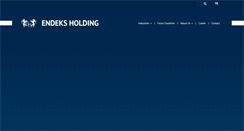 Desktop Screenshot of endeksholding.com