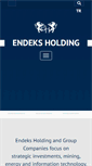 Mobile Screenshot of endeksholding.com